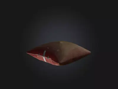 pilow model Low-poly 3D model