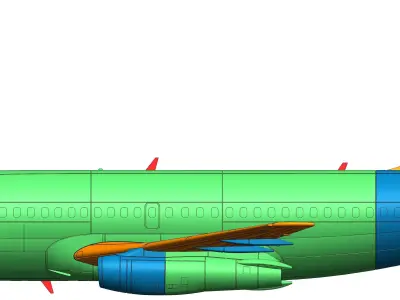 233111 Model kit Boeing 737-200 Up 3D print model