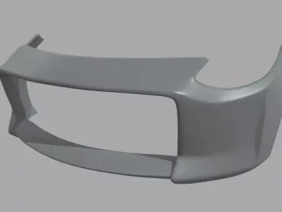 Front Bumper Nissan 400Z Low-poly 3D model