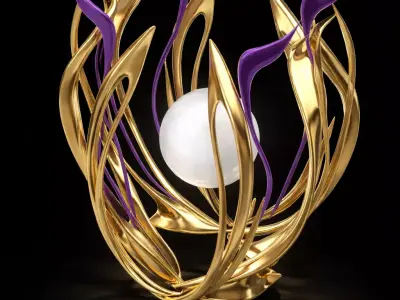 AUREON CORE SCULPTURE 3D model