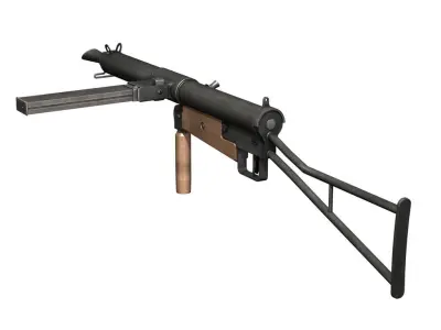 STEN Submachine gun - Collection 3D model