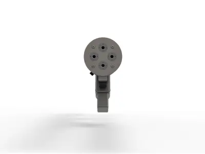 Prison Guard Rifle from the movie Judge Dredd 1995 3D model