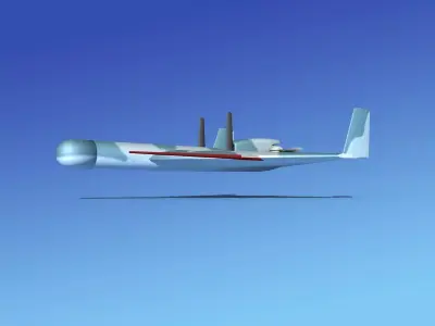 Harpy 1 UAV V04 3D model