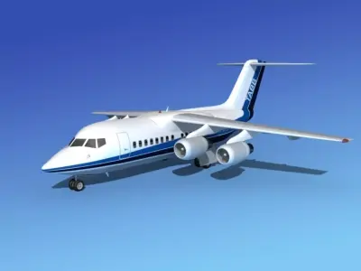 BAe 146-100 TABB 3D model