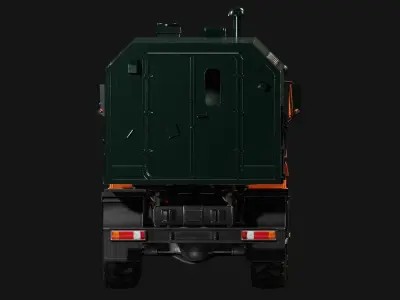Kamaz Truck Low-poly 3D model