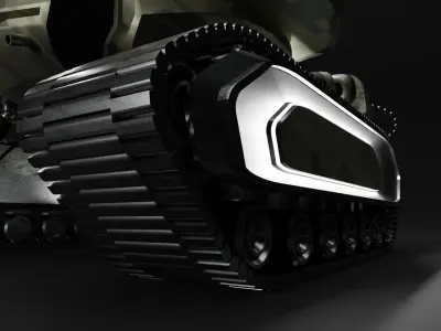 Military Crab Vehicle 3D model