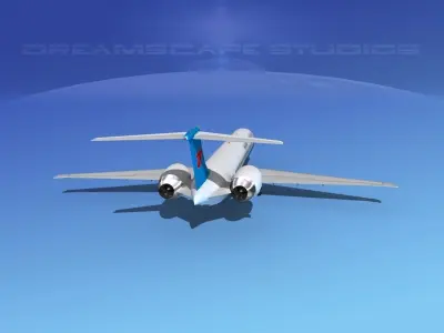 McDonnell Douglas MD-90 China Southern 3D model