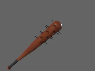 PBR Baseball Bat Weapon V1 Low-poly 3D model