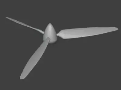 3 Blade Propeller RC Airplane and Wind Turbine 3D print model