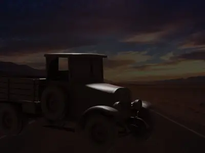  AMO-F-15 Truck 3D model