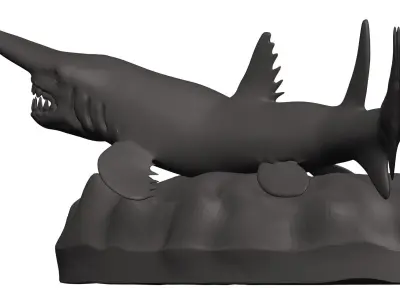 Goblin Shark 3D model
