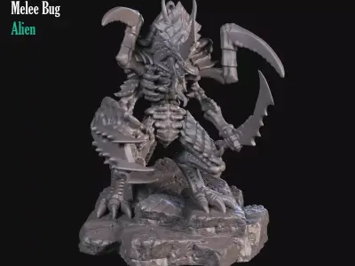 Alien 3D print model shop
