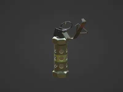 M84 Stun Grenade Free low-poly 3D model