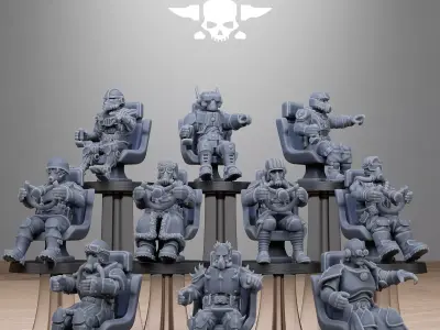 Pilot Commanders 3D print model