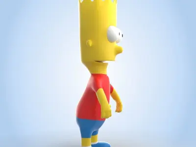 Bart Simpson 3D model