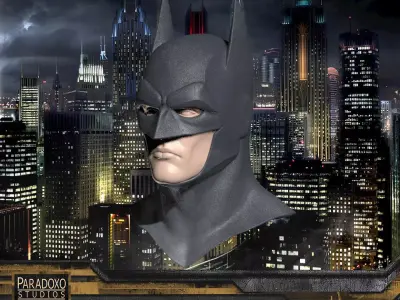 Batman Cowl In The Style Of State Farm Commercial 3D model
