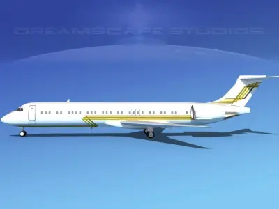 McDonnell Douglas MD-87 Corporate 11 3D model