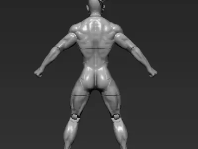 Star Guardian - Masked Superhero 3D Printable Figure 3D print model