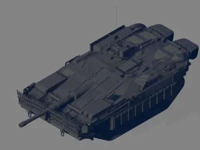 Stridsvagn 103C 3D model