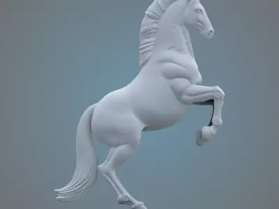 Majestic Horse Sculpture PM -31 3D print model