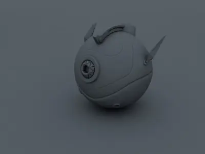 scifi sphere 3D model