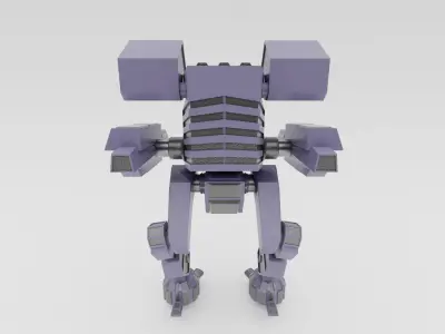 Madcat War Robot Free 3D model
