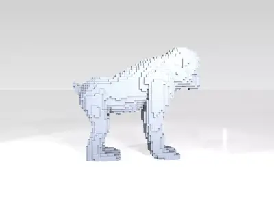 Monkey Voxel 3D model
