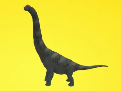 Alamosaurus Dinosaur Low-poly 3D model