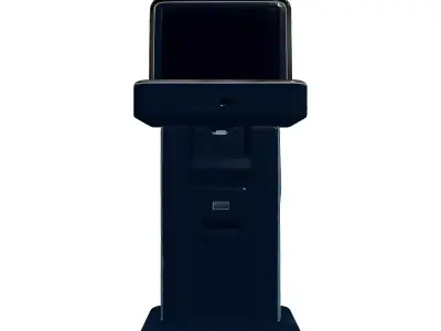 Modern Payment Kiosk 3D Model Low-poly 3D model
