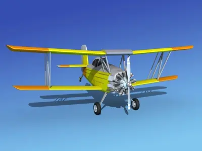 Grumman G-164 AgCat V05 3D model