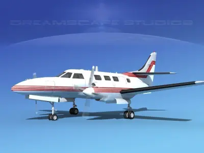 Swearingen SA226-T Merlin III V11 3D model