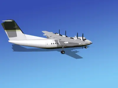 Dehavilland DHC-7 Corporate 3 3D model