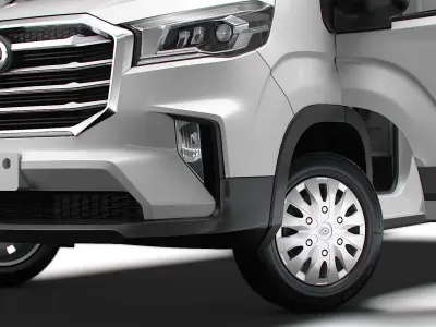 Maxus Deliver 9 Van L3H2 HQInterior 2025 3D model