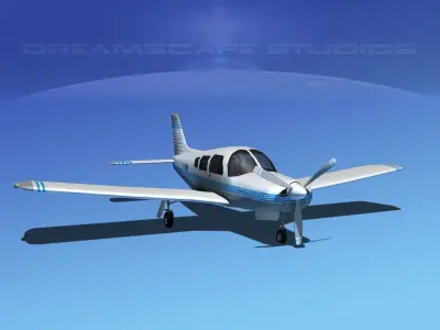 Piper Cherokee Arrow 3D model