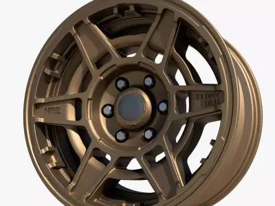 HRE FT1 highpoly rim 3D model