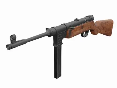 MP 41 Low-poly 3D model