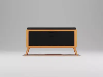 Modern Shoe Rack 3D Model - Perfect for Home and Office Renders Free 3D model