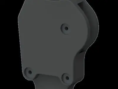 CRJ-200 Right Thrust lever 3D model