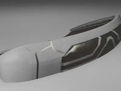 Amphitheatre radiator grille Low-poly 3D model