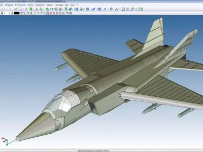 High Quality 3D Aircraft Model Detailed Realistic Game-Ready Low-poly 3D model