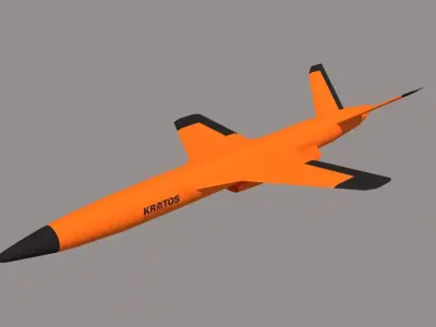 MQM-178 UAV Low-poly 3D model