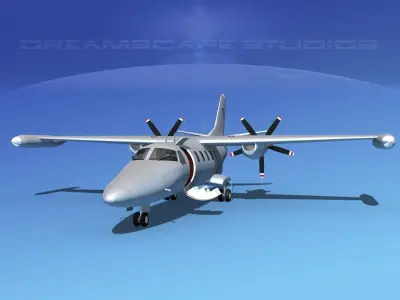 Dreamscape AF-46 Turbo Star Executive  3D model