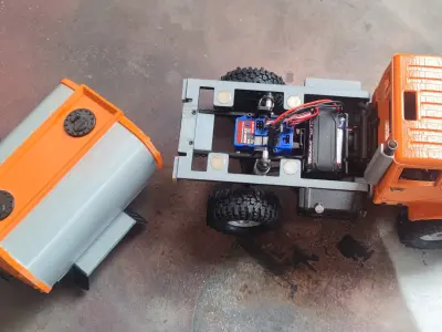 Baby Bog 406 Fuel Carrier - 1-18 TRX4M RC body attachment 3D print model