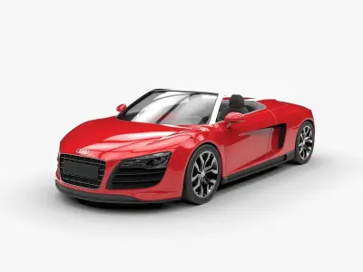 Audi R8 Spyder 3D model
