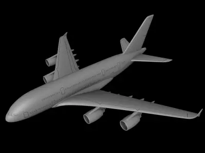 AIRBUS A-380 SCALE 1-200 Printable Files 3D print model