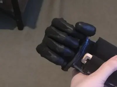 Prosthethic arm with EMG or Audio control Includes code Free 3D print model