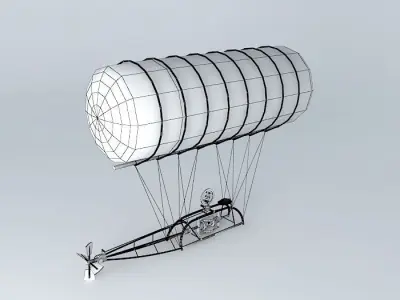 Charles F Ritchels Flying Machine 3D model