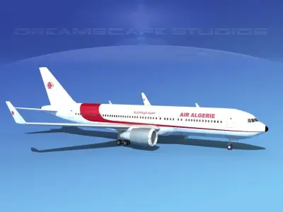  Boeing 767-300 Air Algerie 3D model