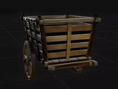Realistic Medieval Heavy Crossbow Ranged Weapon 3D Model Low-poly 3D model