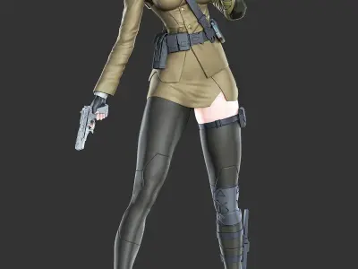 Major Motoko Kusanagi 3D print model